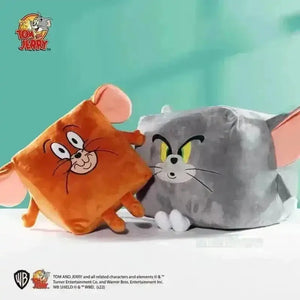 Tom & Jerry Long Flattened Plush Pillow - Bear Hugs