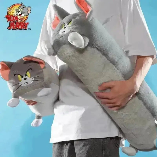 Tom & Jerry Long Flattened Plush Pillow - Bear Hugs