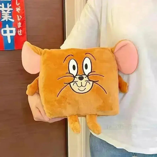 Tom & Jerry Long Flattened Plush Pillow - Bear Hugs