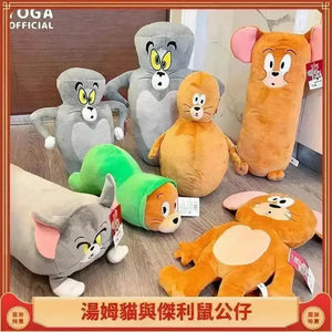 Tom & Jerry Long Flattened Plush Pillow - Bear Hugs