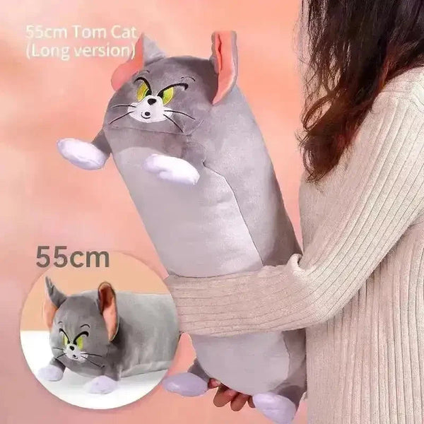 Tom & Jerry Long Flattened Plush Pillow - Bear Hugs