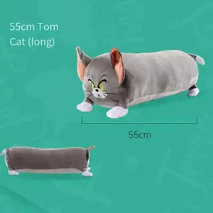 Tom & Jerry Long Flattened Plush Pillow - Bear Hugs