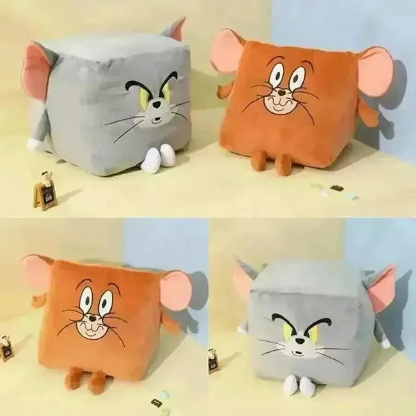 Tom & Jerry Long Flattened Plush Pillow - Bear Hugs