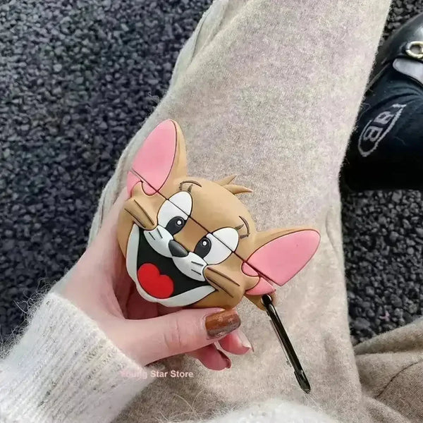 Tom & Jerry Protective Case (For Airpods) - Bear Hugs
