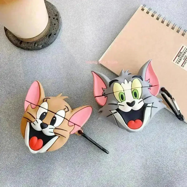 Tom & Jerry Protective Case (For Airpods) - Bear Hugs