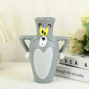 Tom Cat Shaped Novelty Cartoon Vase - Bear Hugs