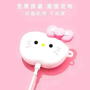 Tooth Shaped Hello Kitty Case (For Airpods) - Bear Hugs