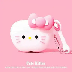 Tooth Shaped Hello Kitty Case (For Airpods) - Bear Hugs
