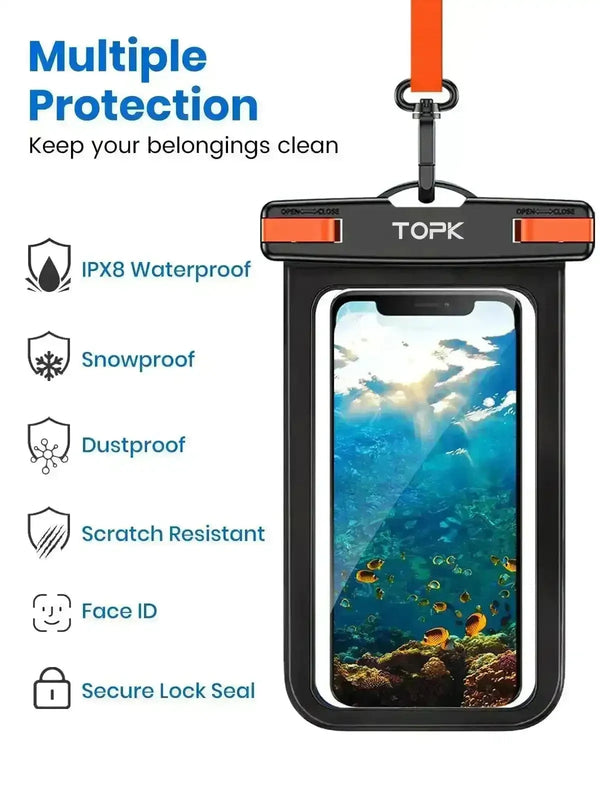 TOPK E01 Waterproof Phone Pouch - Bear Hugs