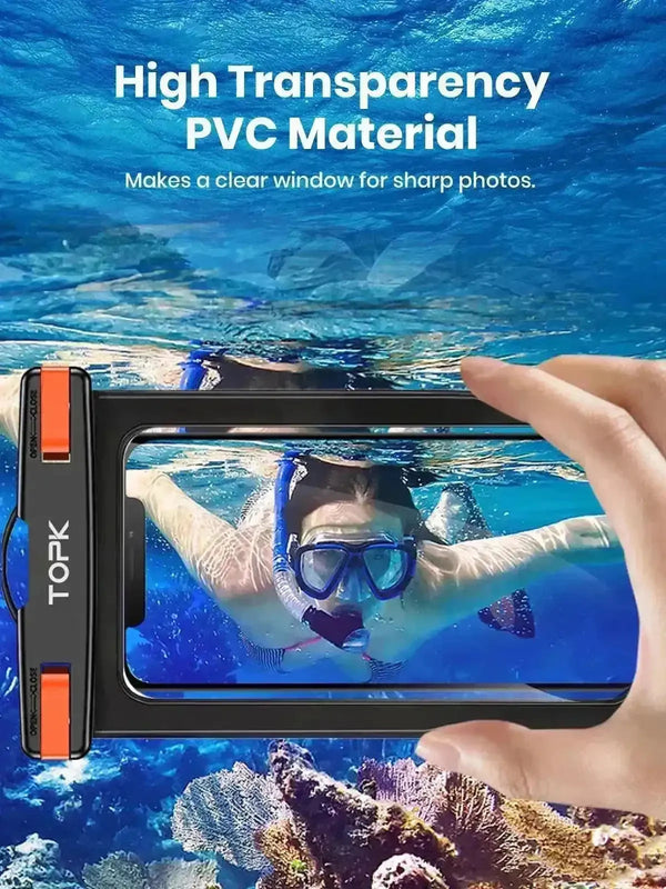 TOPK E01 Waterproof Phone Pouch - Bear Hugs