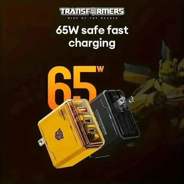Transformers TF-K11 65W GaN Multi-Interface Charger - Bear Hugs