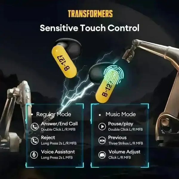 Transformers TF-T11 TWS Earphones - Bear Hugs