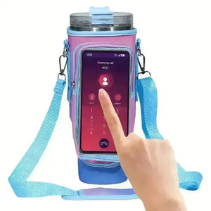 Transparent Pocket Neoprene Bag (For Stanley 40 oz) - Bear Hugs