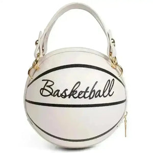 Trendy Basketball Shaped Crossbody Bag - Bear Hugs