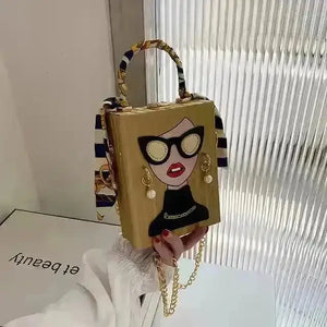 Trendy Girl Evening Handbag - Bear Hugs