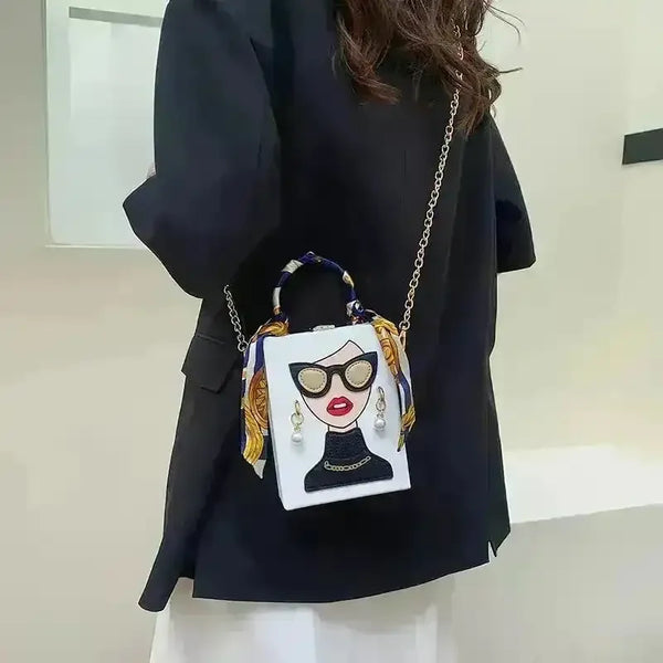 Trendy Girl Evening Handbag - Bear Hugs