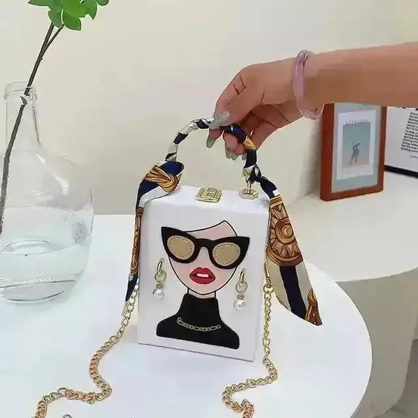 Trendy Girl Evening Handbag - Bear Hugs