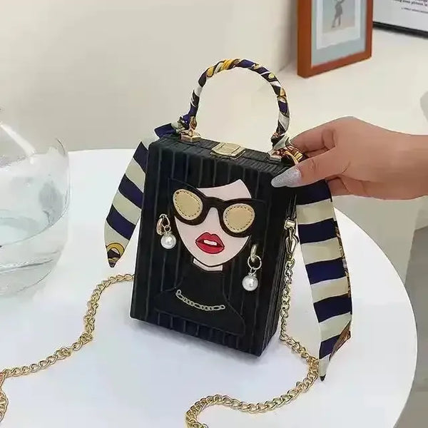 Trendy Girl Evening Handbag - Bear Hugs