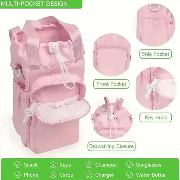 Tumbler Carrier Mini Backpack - Bear Hugs