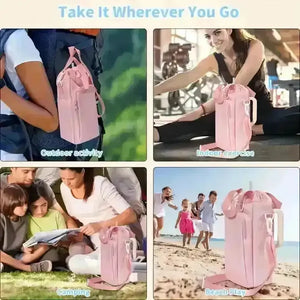 Tumbler Carrier Mini Backpack - Bear Hugs