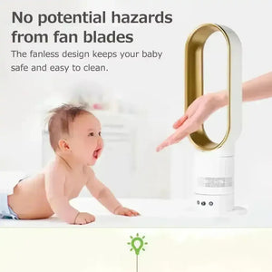 Turbo Cooling Air 40W Bladeless Tower Fan - Bear Hugs