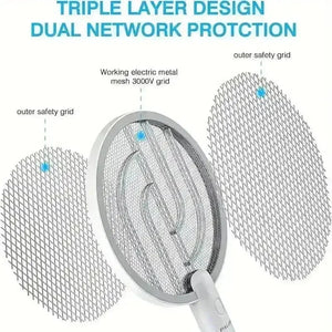 Turbo Insect Zapping Racket For Home - Bear Hugs