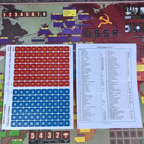Twilight Struggle Board Game - Bear Hugs
