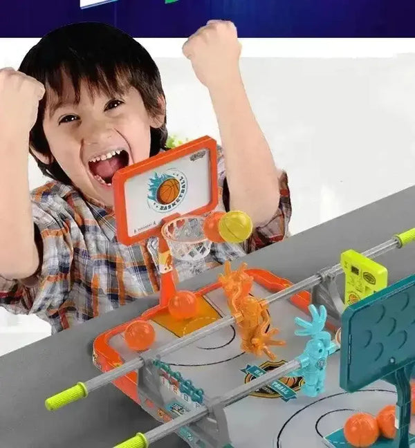 Two-Player Desktop Fooseball Style Basketball - Bear Hugs