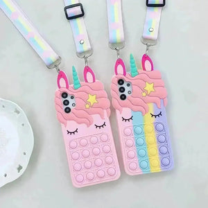Unicorn Pop It Bubble Phone Case (For iPhone) - Bear Hugs