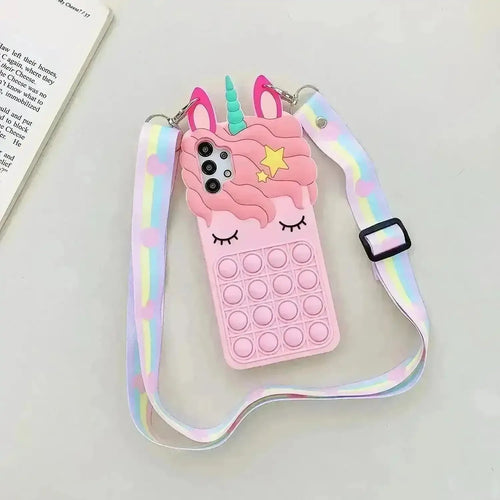 Unicorn Pop It Bubble Phone Case (For iPhone) - Bear Hugs