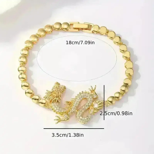 Unique Dragon Beaded Bracelet - Bear Hugs