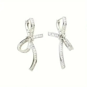 Unique Hollow Bow Stud Earrings - Bear Hugs