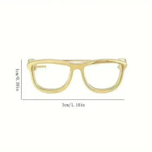 Unique Square Shaped Glasses Ring - Bear Hugs
