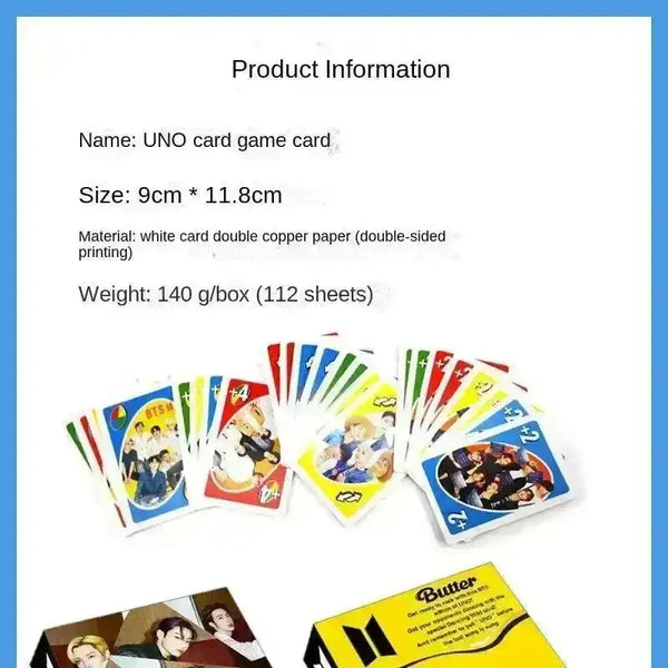 UNO BTS Stray Kids Card Game - Bear Hugs