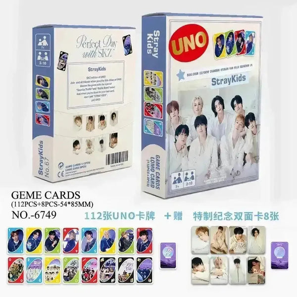 UNO BTS Stray Kids Card Game - Bear Hugs