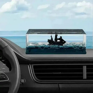 Unsinkable Cruise Ship Car Dashboard Decor - Bear Hugs