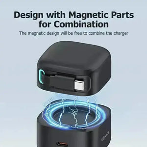 USAMS Magnetic 35W GaN Charger - Bear Hugs