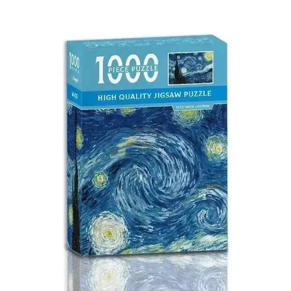 Van Gogh The Starry Night Mini Puzzle - Bear Hugs