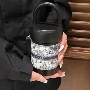 Vanlfy Premium Stainless Steel Mug (420 ml) - Bear Hugs