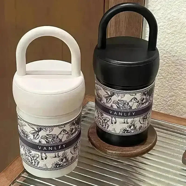 Vanlfy Premium Stainless Steel Mug (420 ml) - Bear Hugs