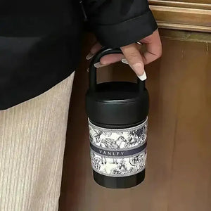 Vanlfy Premium Stainless Steel Mug (420 ml) - Bear Hugs