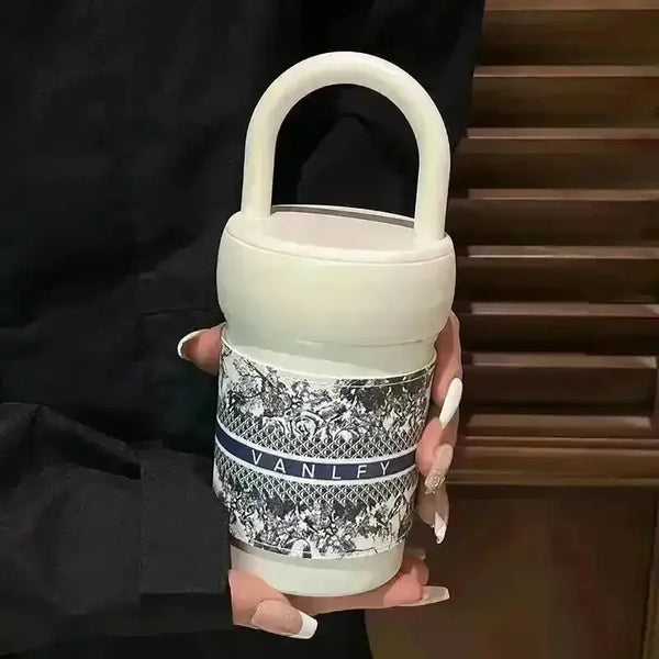 Vanlfy Premium Stainless Steel Mug (420 ml) - Bear Hugs
