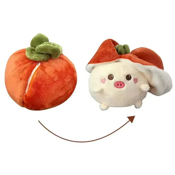Veggie Transforming Rabbit and Pig Plush Toy - Bear Hugs