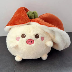 Veggie Transforming Rabbit and Pig Plush Toy - Bear Hugs
