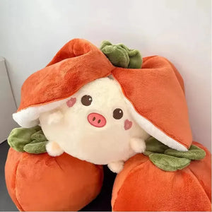 Veggie Transforming Rabbit and Pig Plush Toy - Bear Hugs