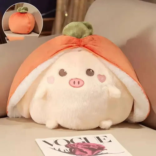 Veggie Transforming Rabbit and Pig Plush Toy - Bear Hugs
