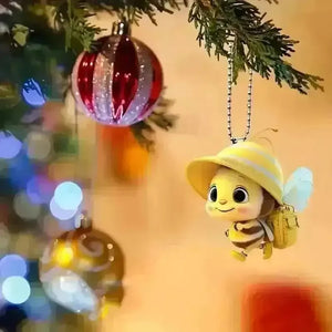 Vibrant Bee Acrylic Keychain - Bear Hugs