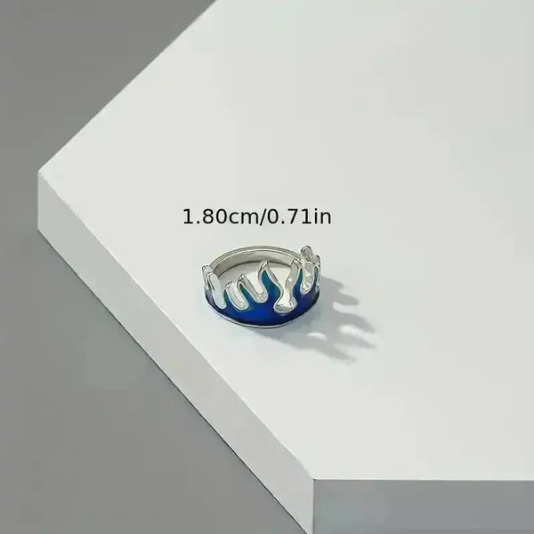 Vibrant Flaming Crown Ring - Bear Hugs