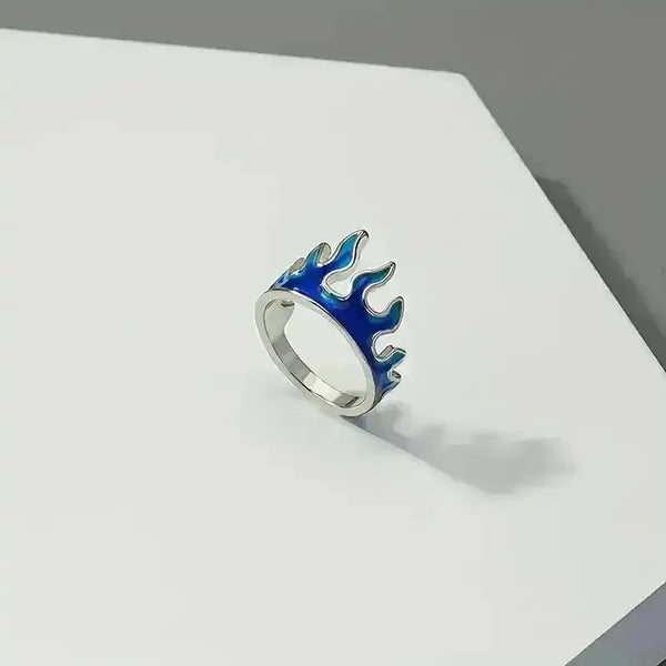 Vibrant Flaming Crown Ring - Bear Hugs