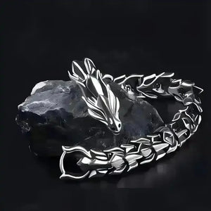 Viking Dragon Design Punk Bracelet - Bear Hugs
